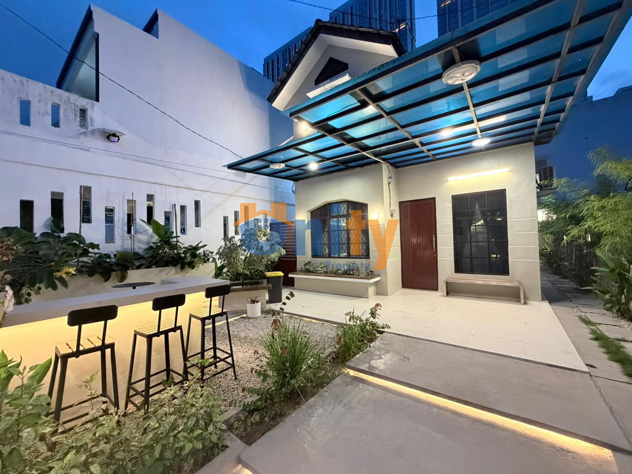 Dijual/disewakan Rumah Hook 2 Lantai Full Furnish Batam Centre - Japanese Garden Villa Concept 🌿 | Garden Depan & Belakang | Area BBQ